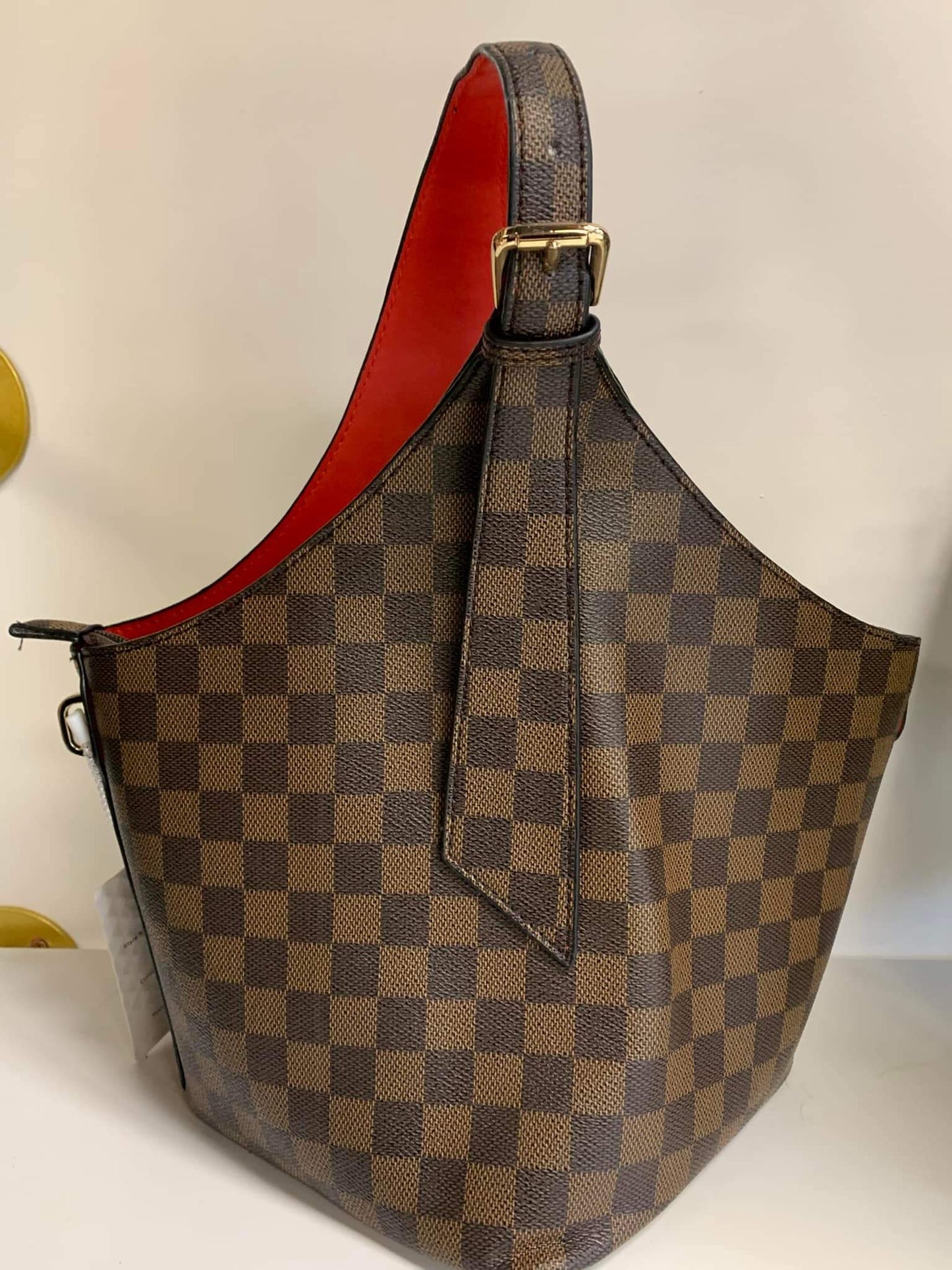 LV Inspired Brown Bag
